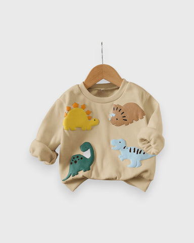 Baby Fleece Dinosaur Sweatshirt