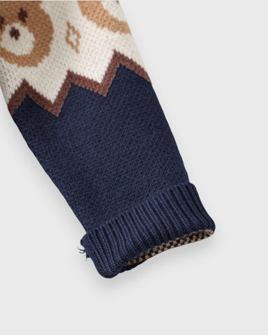 Baby Boy Bear Knitted Sweater