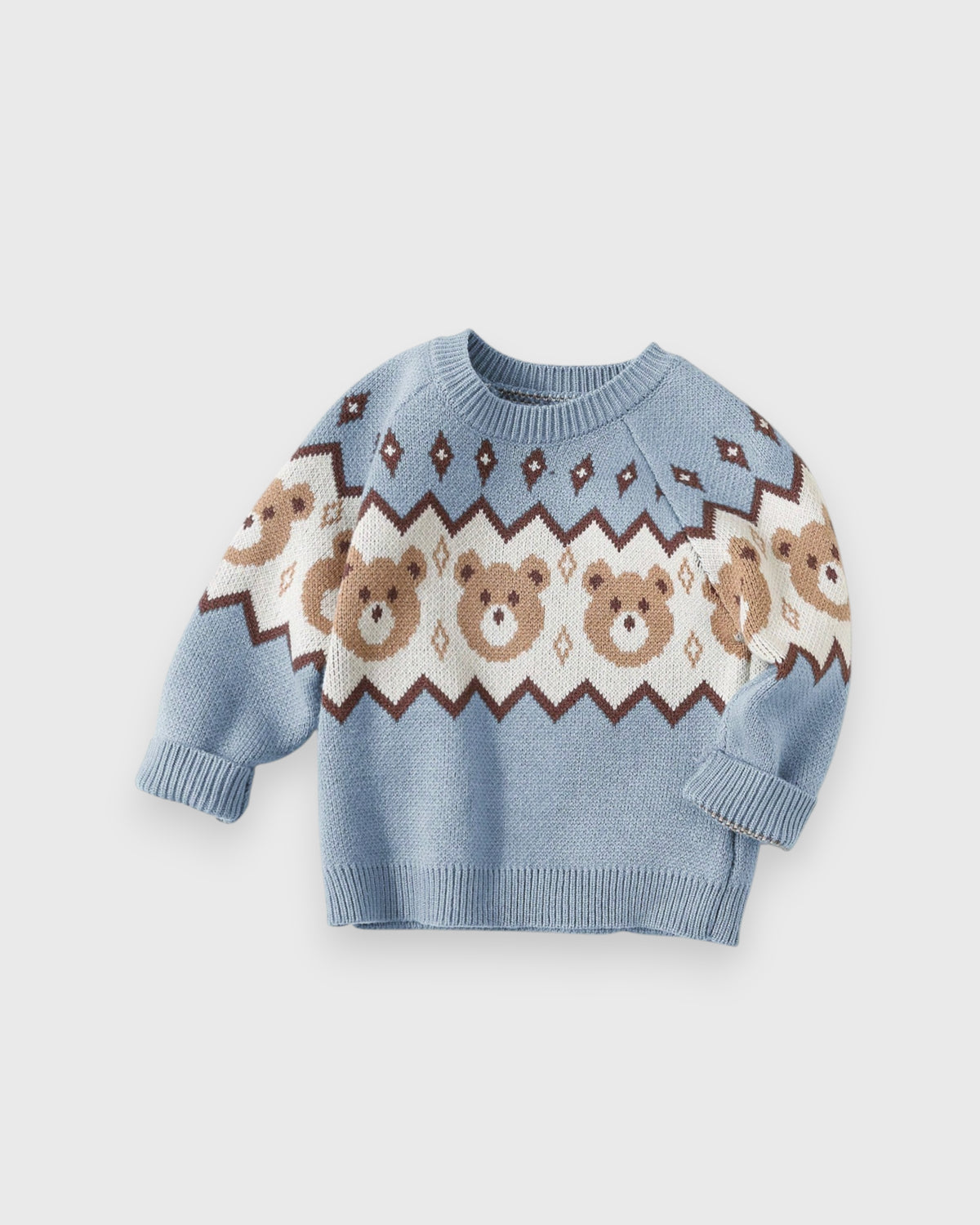 Baby Boy Bear Knitted Sweater