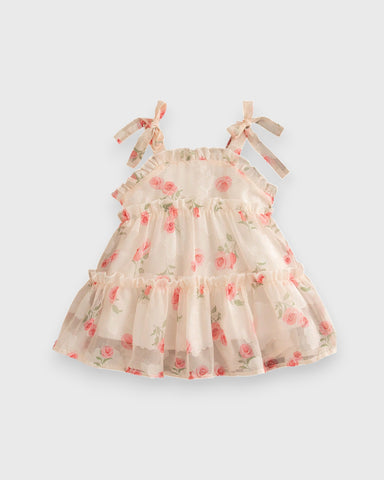 Baby Girl Rose Tiered Sun Dress