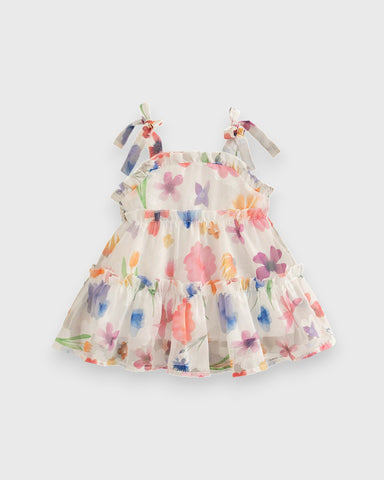 Baby Girl Rose Tiered Sun Dress
