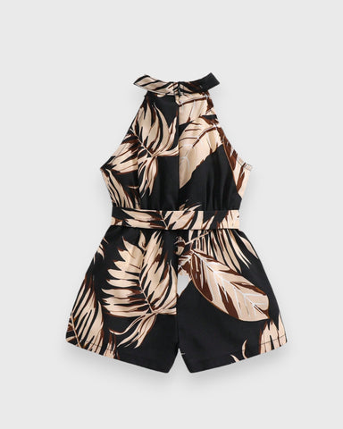 Baby Girl Printed Halter Romper