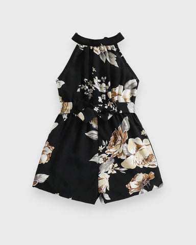 Baby Girl Printed Halter Romper