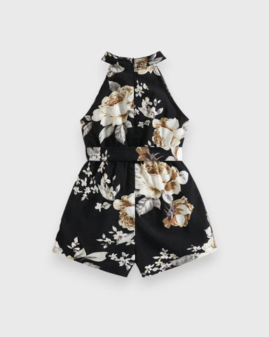 Baby Girl Printed Halter Romper
