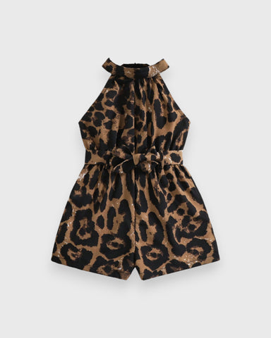 Baby Girl Printed Halter Romper