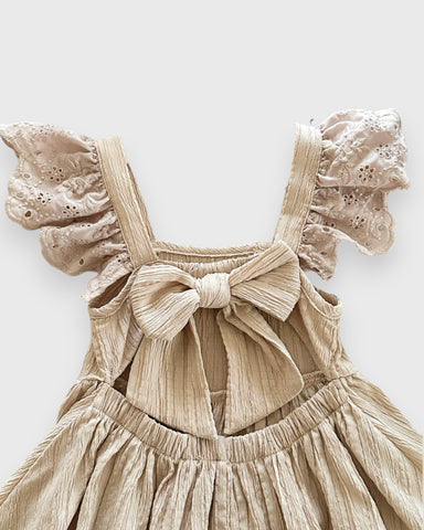 Girls Bow Back Summer Dress