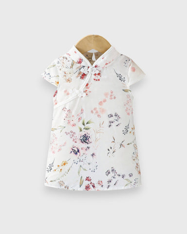 Baby Girl Qipao Spring Floral Dress
