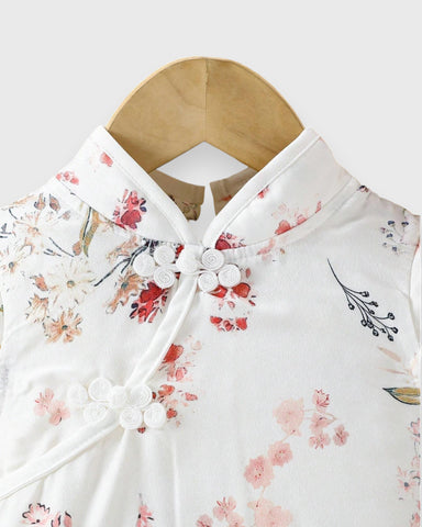 Baby Girl Qipao Spring Floral Dress