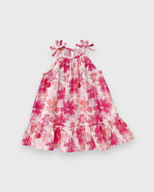 Baby Girl Vacay Cotton Halter Dress