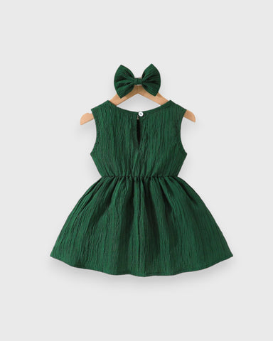 Baby Girl Lace Flutter Sleeve Dress