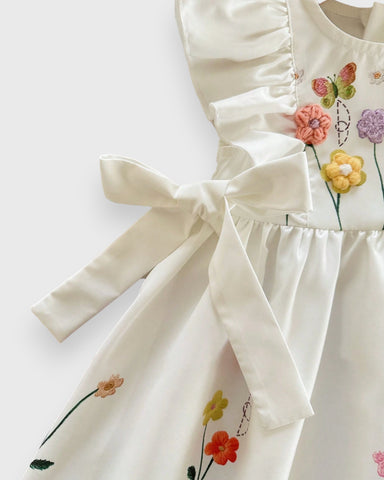 Baby Girl 3D Spring Flower Dress