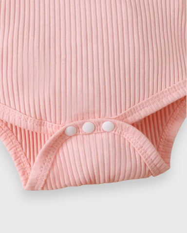 3 Pc Baby Girl Roses Ruffle Cami & Skirt Set