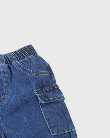 Baby Boy Denim Pocket Shorts