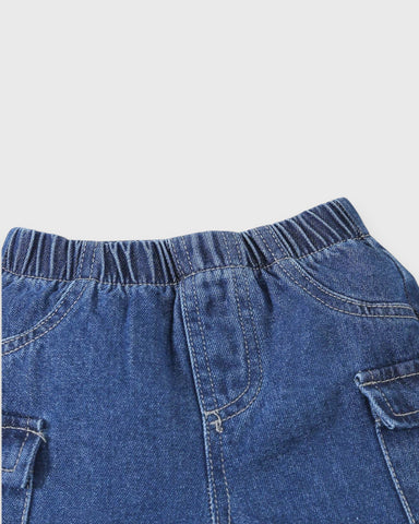 Baby Boy Denim Pocket Shorts