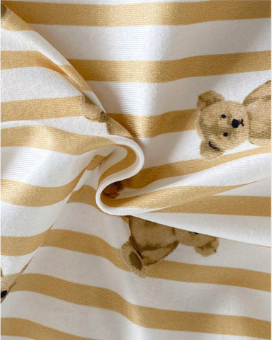 Unisex Baby Bear Stripe Pyjama Set