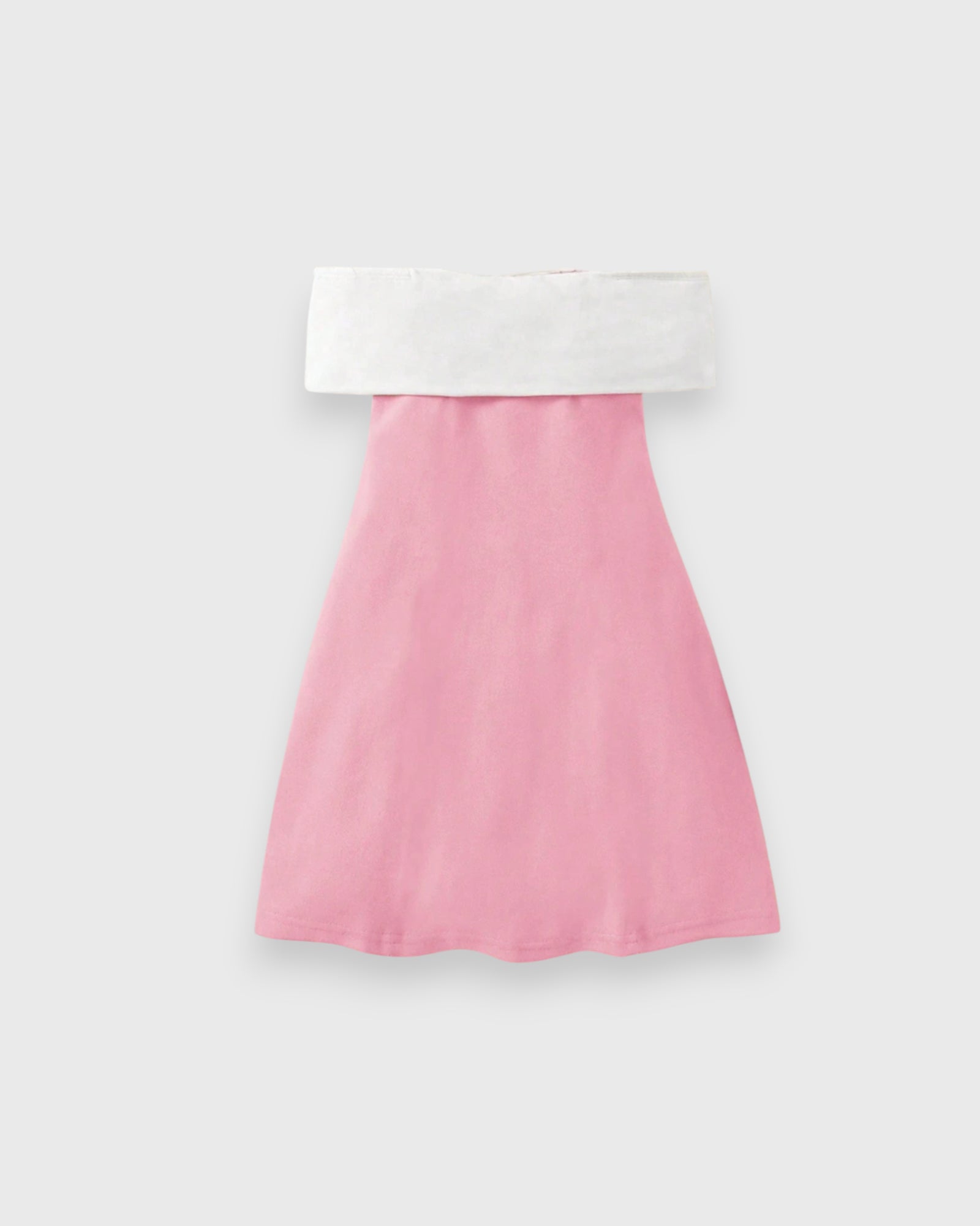 Girls Strapless Contrast Bow A-line Dress 7 Y / Pink Girls Strapless Contrast Bow A-line Dress 7 Y / Pink