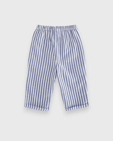 Baby Boy Bear Patch Stripe Pant