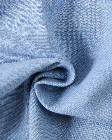 2 Pc Baby Girl Denim Peplum Wide Leg Pant Set