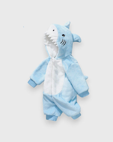 Baby Shark Fleece Jumpsuit Costume