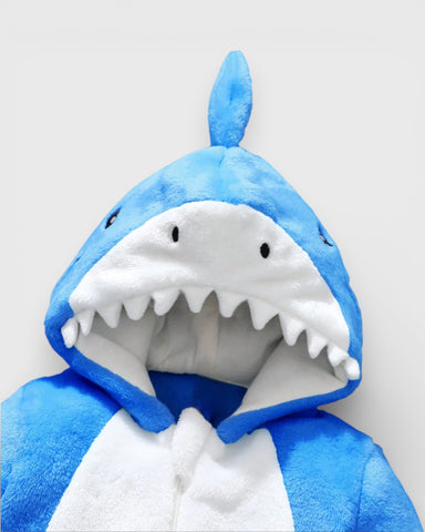 Baby Shark Fleece Jumpsuit Costume