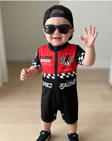 Baby Boy Racer Zip up Costume