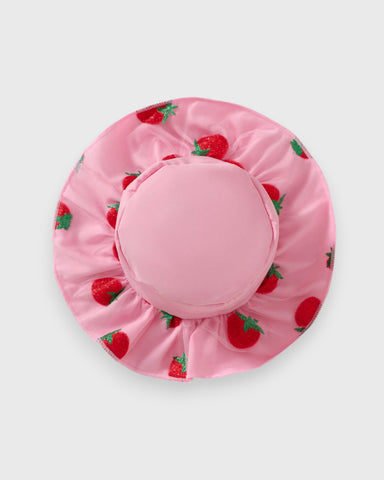 2 Pc Baby Girl Sparkle Strawberry Dress & Hat