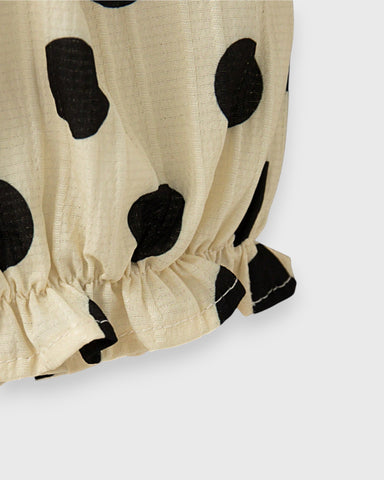 2 Pc Baby Girl Bow Back Polka Dot Tank & Shorts
