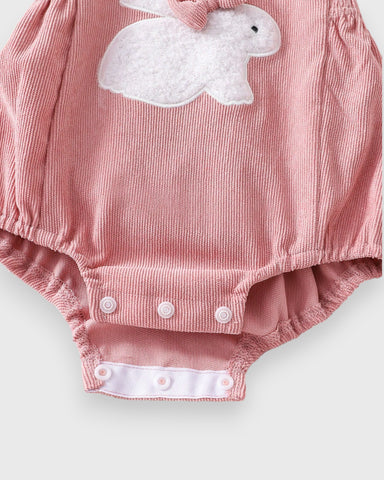 Baby Girl Easter Bunny Corduroy Bodysuit