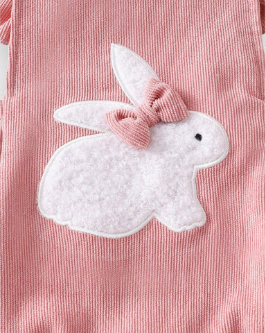 Baby Girl Easter Bunny Corduroy Bodysuit
