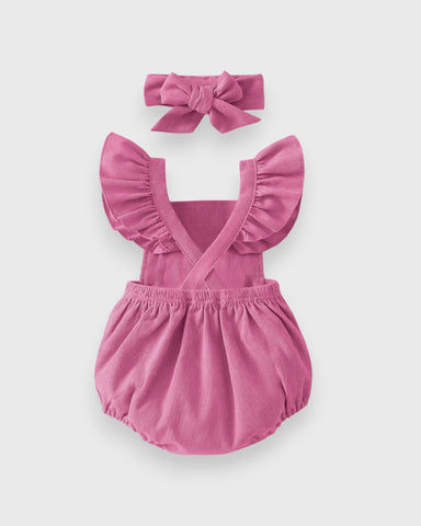 Baby Girl Easter Bunny Corduroy Bodysuit