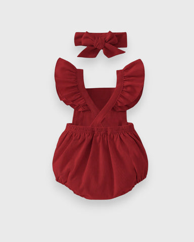 Baby Girl Easter Bunny Corduroy Bodysuit
