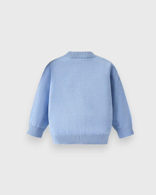 Baby Farmer Print Knit Cardigan