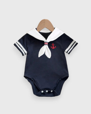 Baby Sailor Theme Bodysuit