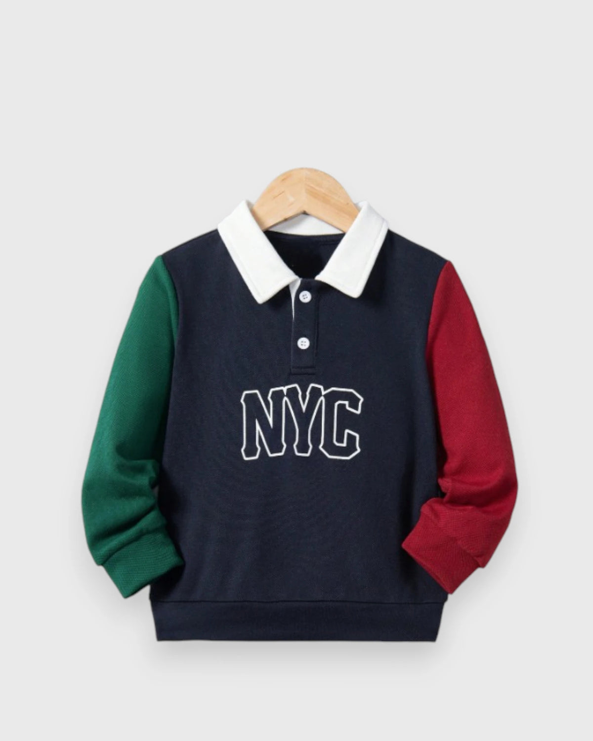 Boys NYC colorblock Polo Shirt
