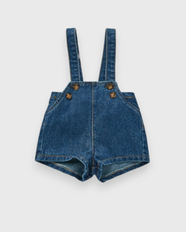 Baby Denim Overall Shorts