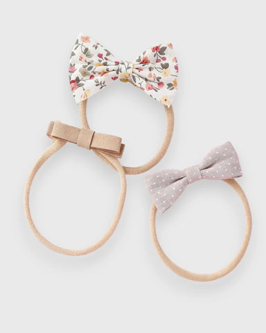 10 Pc Baby Girl Mini Bows Headband Set