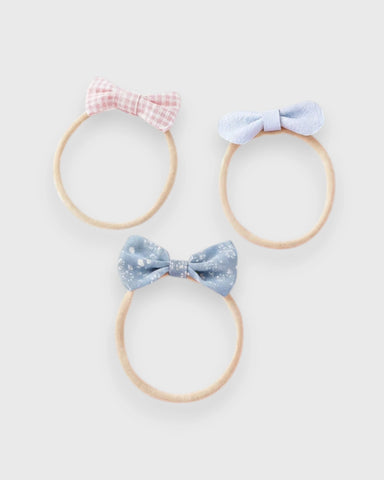 10 Pc Baby Girl Mini Bows Headband Set