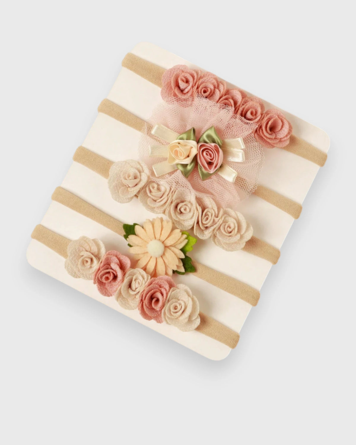 5 Pc Flower Roses Baby Girl Headband