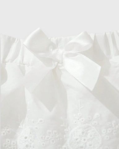 Baby Girl Scallop Eyelet Tiered Skirt