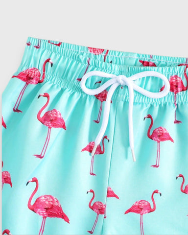 Baby Boys Flamingo Swim Shorts