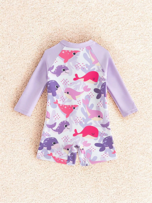 Baby Girl Whale Tankini Swimsuit