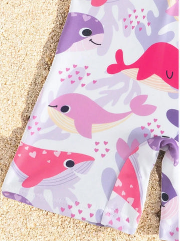 Baby Girl Whale Tankini Swimsuit