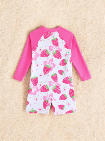 Baby Girl Strawberry Tankini Swimsuit