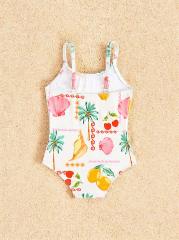 Baby Girl Tuscan Vacation One-Piece Swimsuit