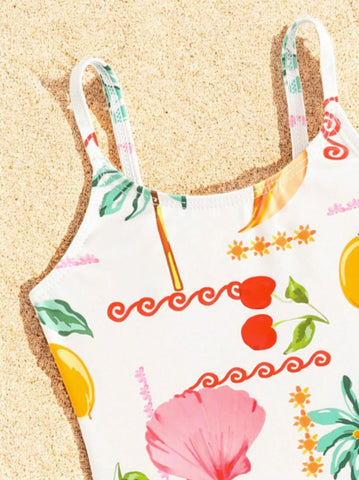 Baby Girl Tuscan Vacation One-Piece Swimsuit