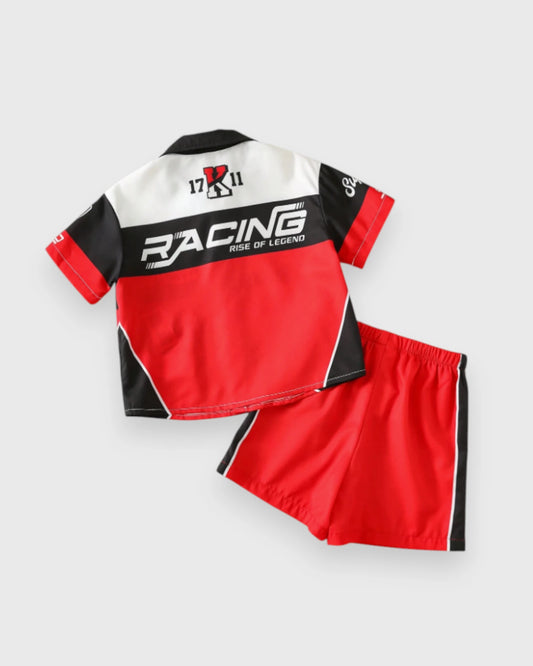 Baby Boy Racer Shirts and Shorts Set