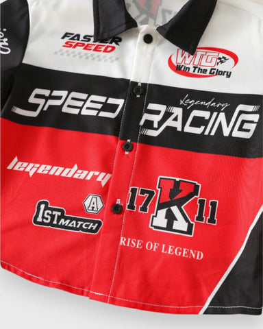Baby Boy Racer Shirts and Shorts Set