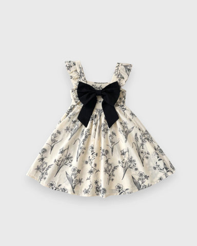 Girls Bow Back Sun Dress
