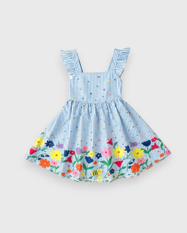 Girls Bow Back Sun Dress