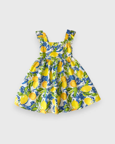 Girls Bow Back Sun Dress